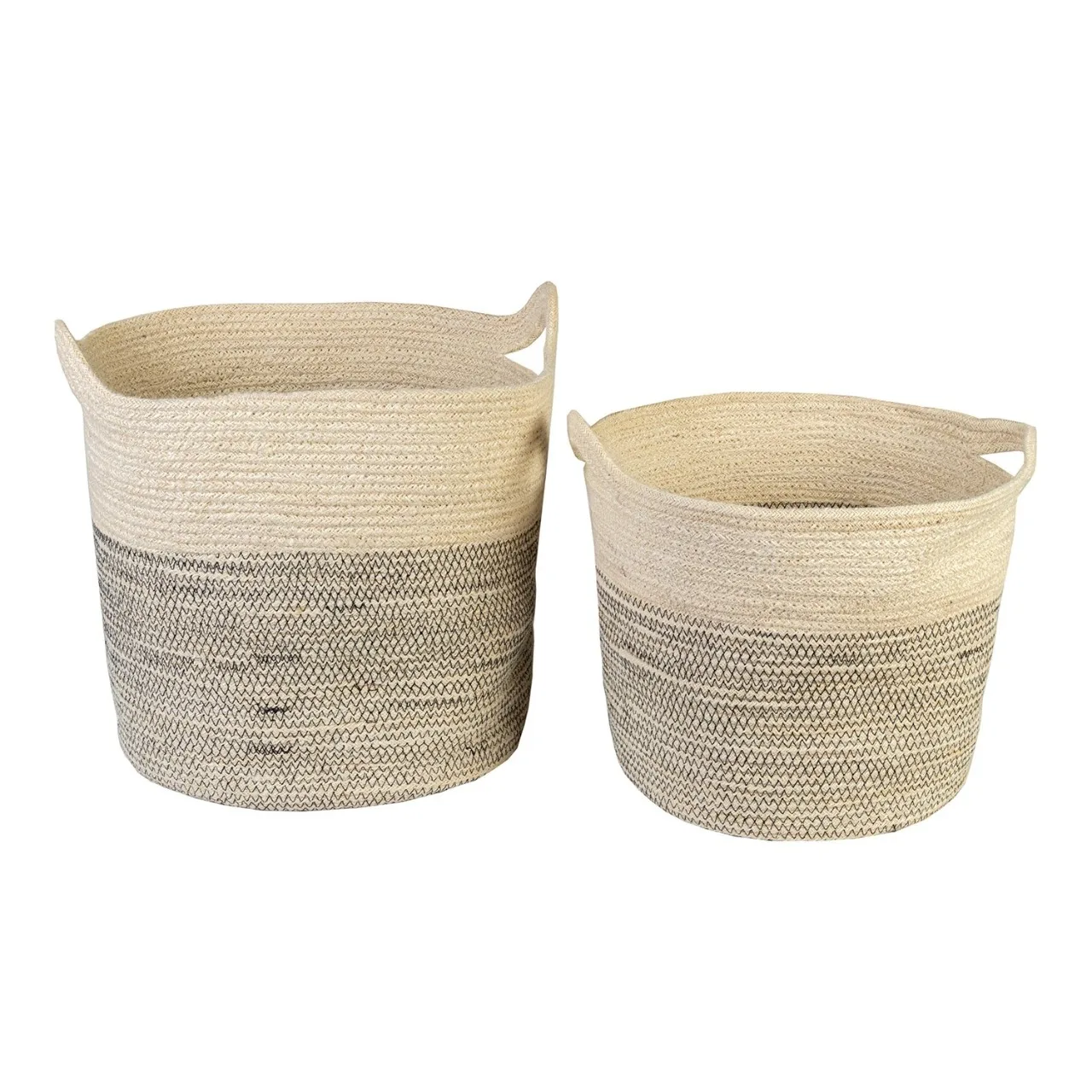Hot Sell Eco-friendly Wholesale Custom Home Decorative Woven Jute basket with handle from Bangladesh