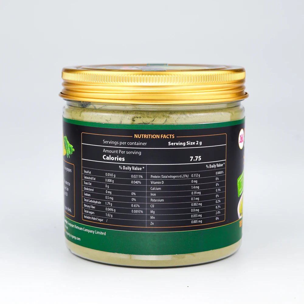 100G Weight Packaged Bottle Dried Umibudo Premium Quality Longevity Sea Grapes Powder