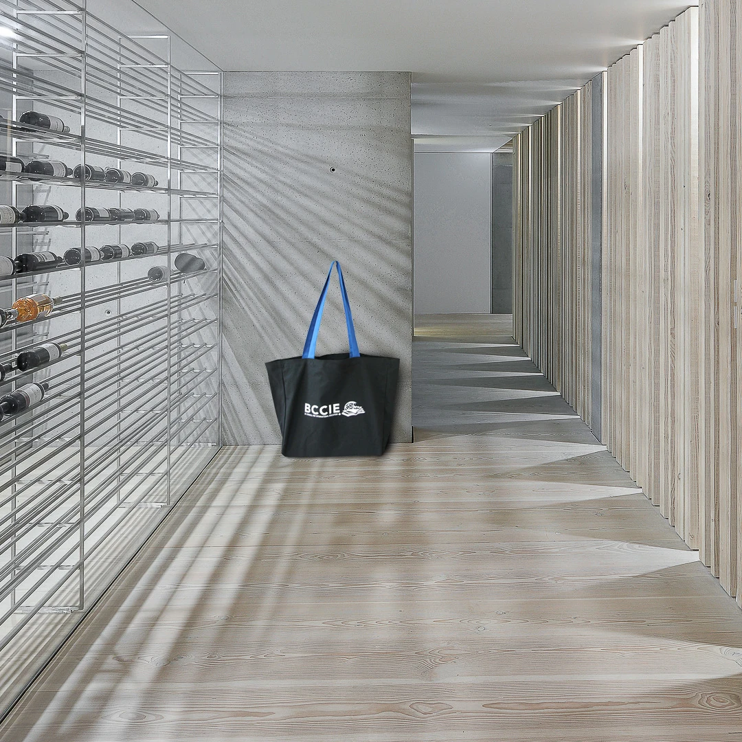 Nature-Friendly Custom Color Printed Cotton Shopping Bag with Strong Handle