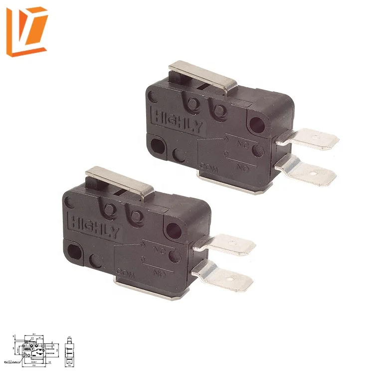 VT16011-C2 Short hinge lever roller lever type micro switch