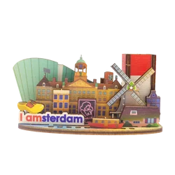 Netherlands Amsterdam Souvenirs Assembled Pen Holder Home Decor