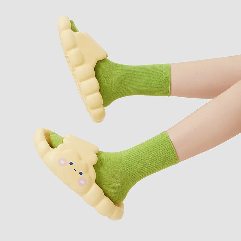 Dropshipping 36-45 Cloud EVA sandals cloud thick slippers soft shoes slides for women