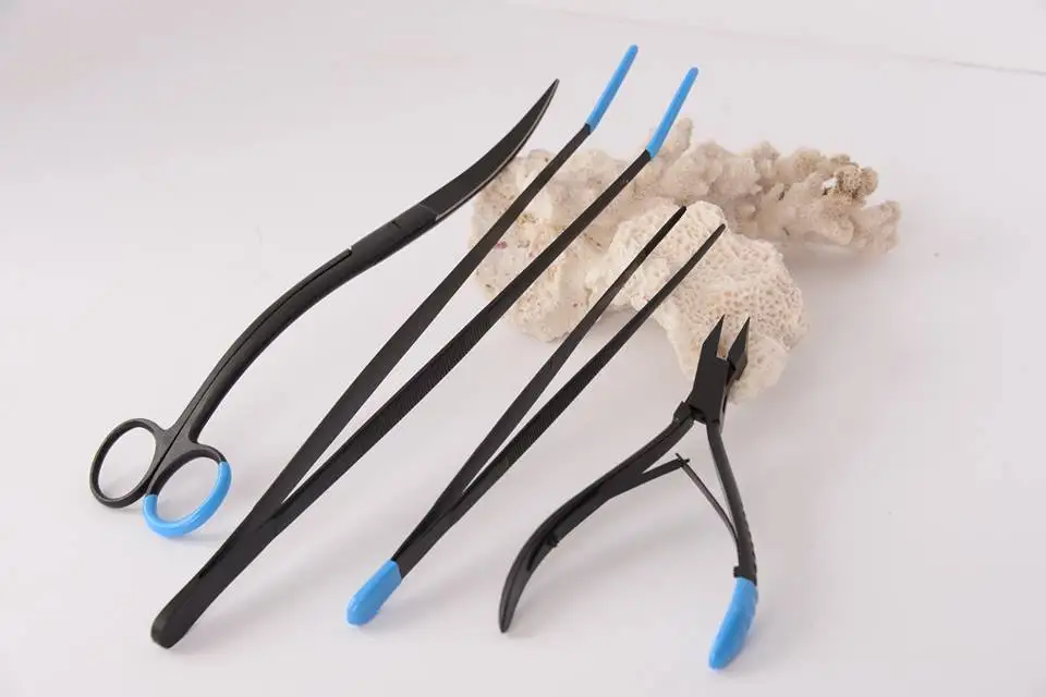 Premium Coral Fragging Tool Kit 5 pieces highest quality fragging and coral propafation tools M-2268B