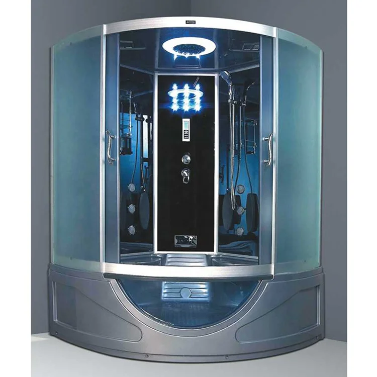 Aokeliya luxury bathroom shower cabin enclosed steam bathtub shower sauna room with tempered glass