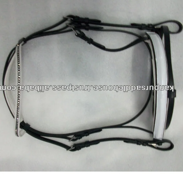 horse crystals leather bridles