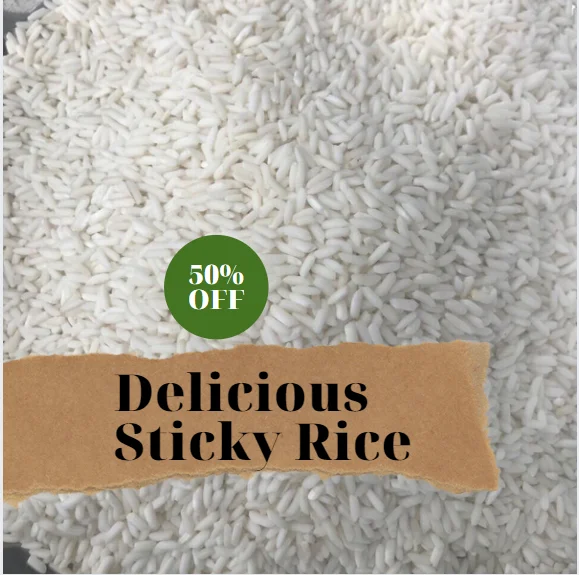 MECOFOOD Vietnam Cheap Price Glutinous Rice 5% Broken High Quality Ready to Export Packaging 5Kg Bags