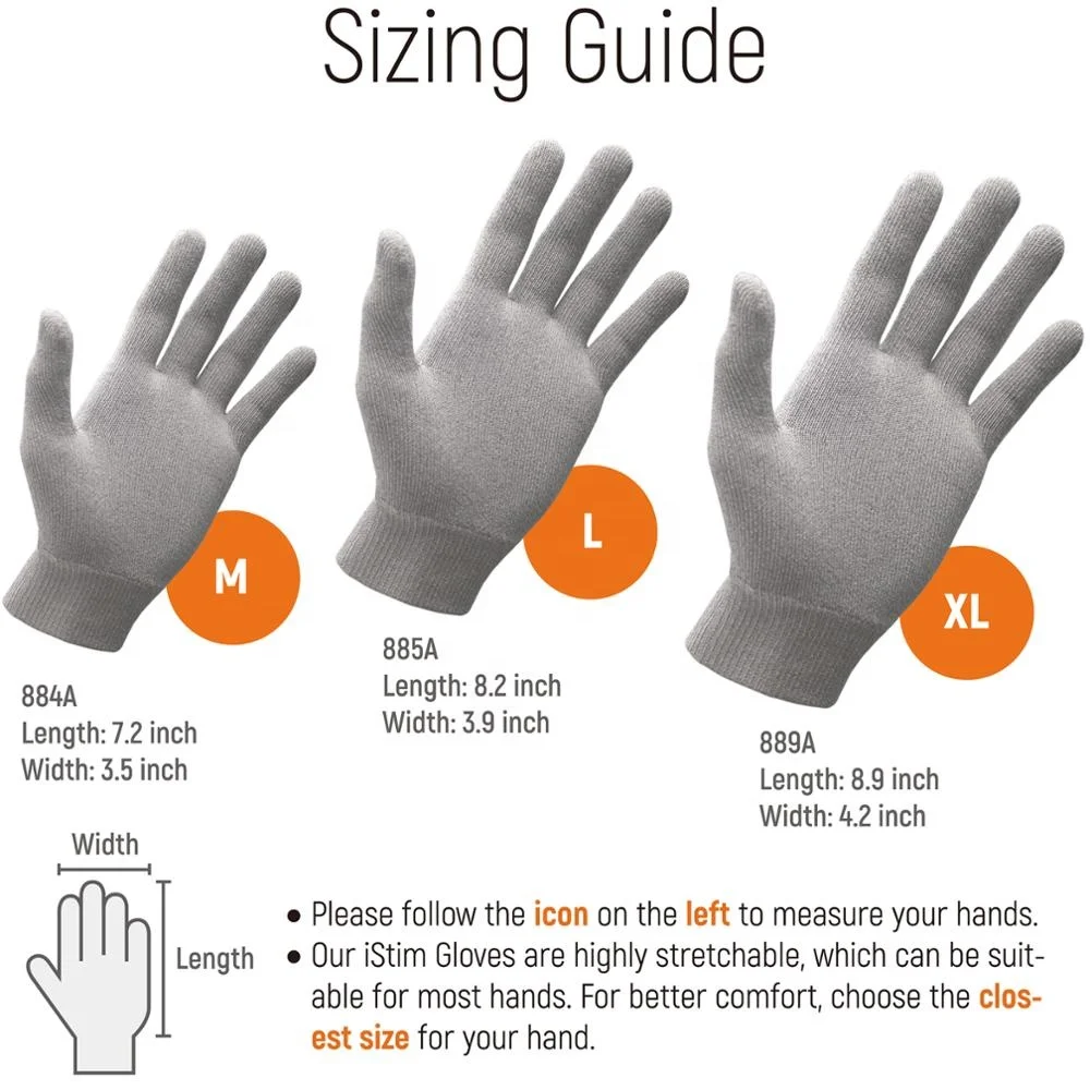 
Physical Therapy gloves for hand muscle stimulator 