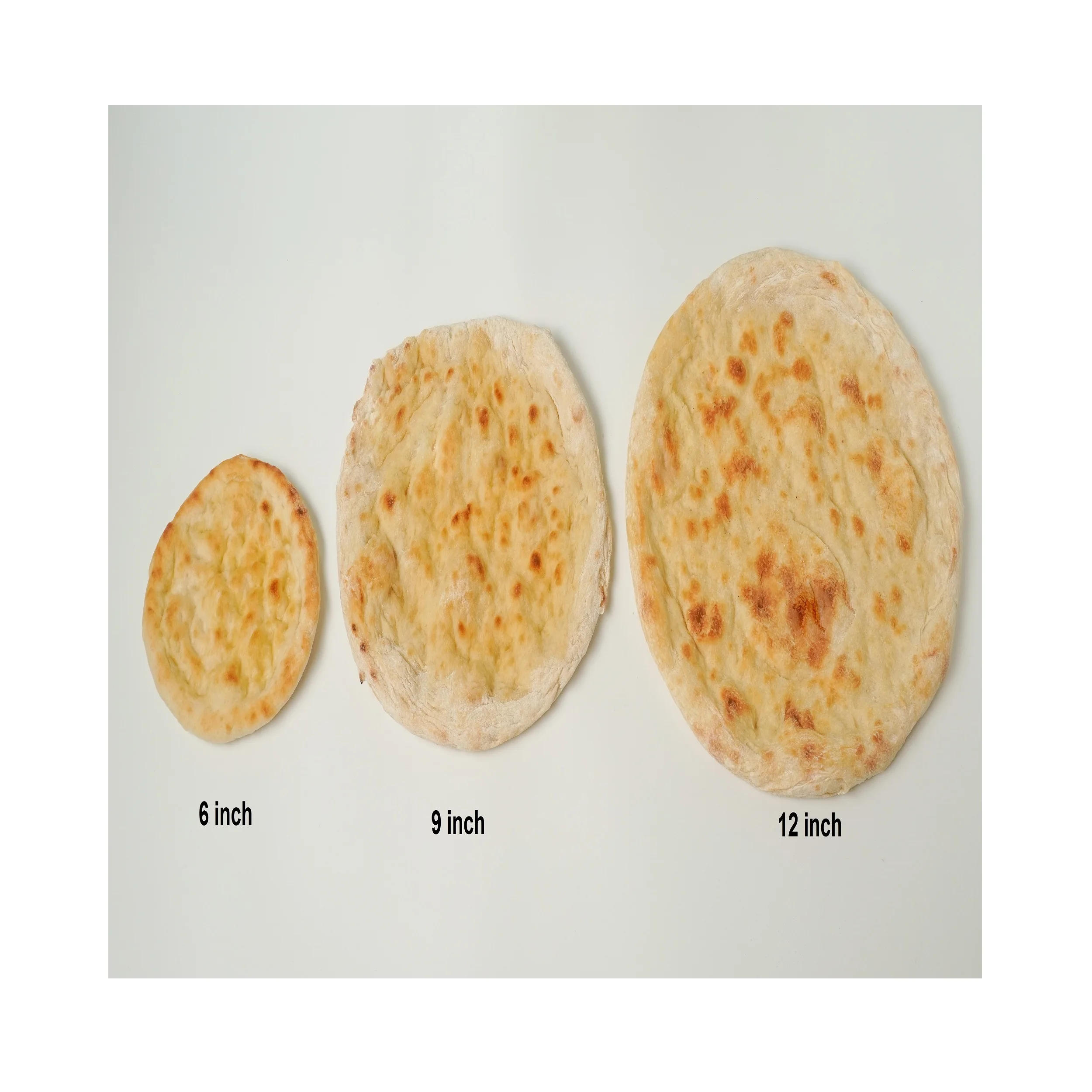 12 месяцев пушистая и жевательная соленая немного запеченная Обычная индивидуальная вакуумная сумка традиционная пицца 9 дюймов