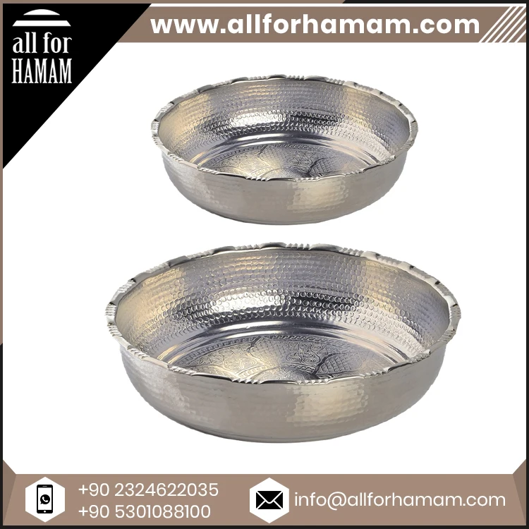 Stylist Design Hammam Copper Chrome Plated Bowl At Wholesale Price Buy Custom Size Bath Water Pouring Bowl