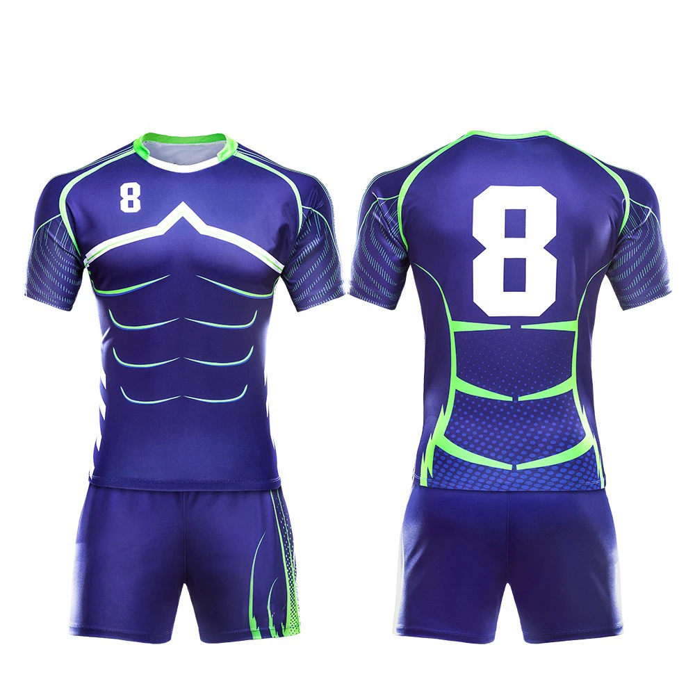 Wholesale New Custom Cheap Rugby Shirts Sublimation Sports Wear Club Rugby Uniform