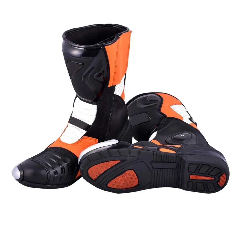 Custom Made Motorcycle Boots Riding Shoes Waterproof Safety Shoes For Racer Riding Wear Motorcycle Riding Boots Sports Shoes