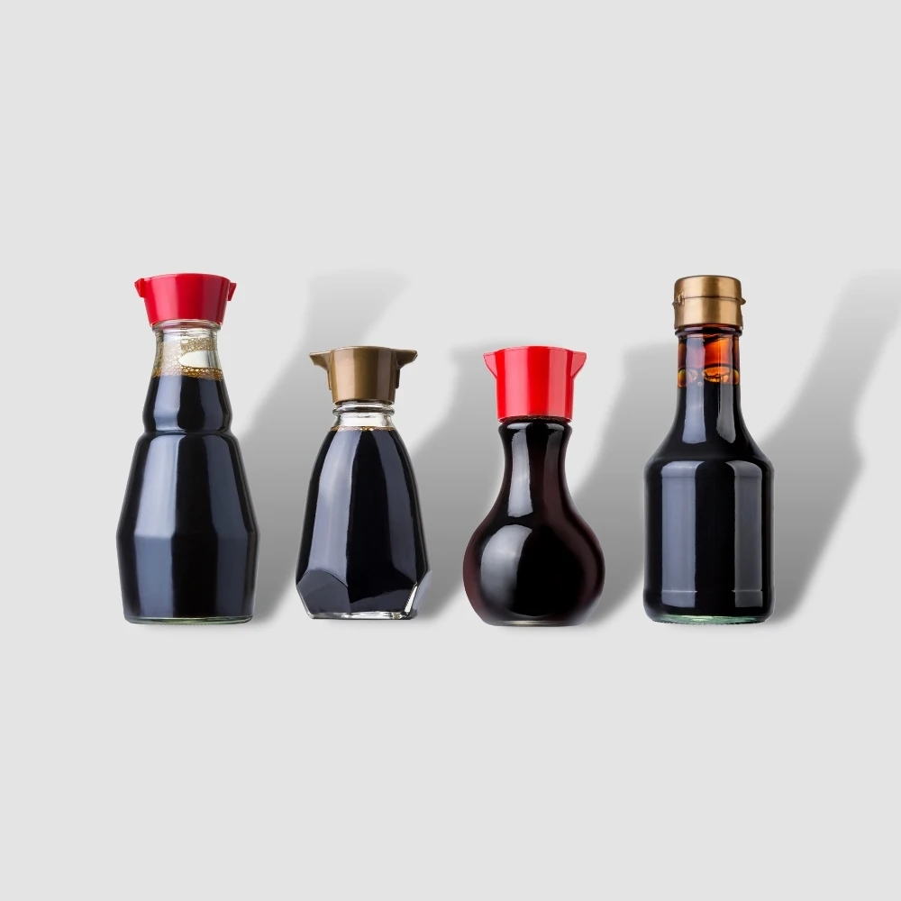 Еда и напитки соевый соус светлого цвета стеклянные бутылки соуса пищевые ароматизаторы стеклянная бутылка