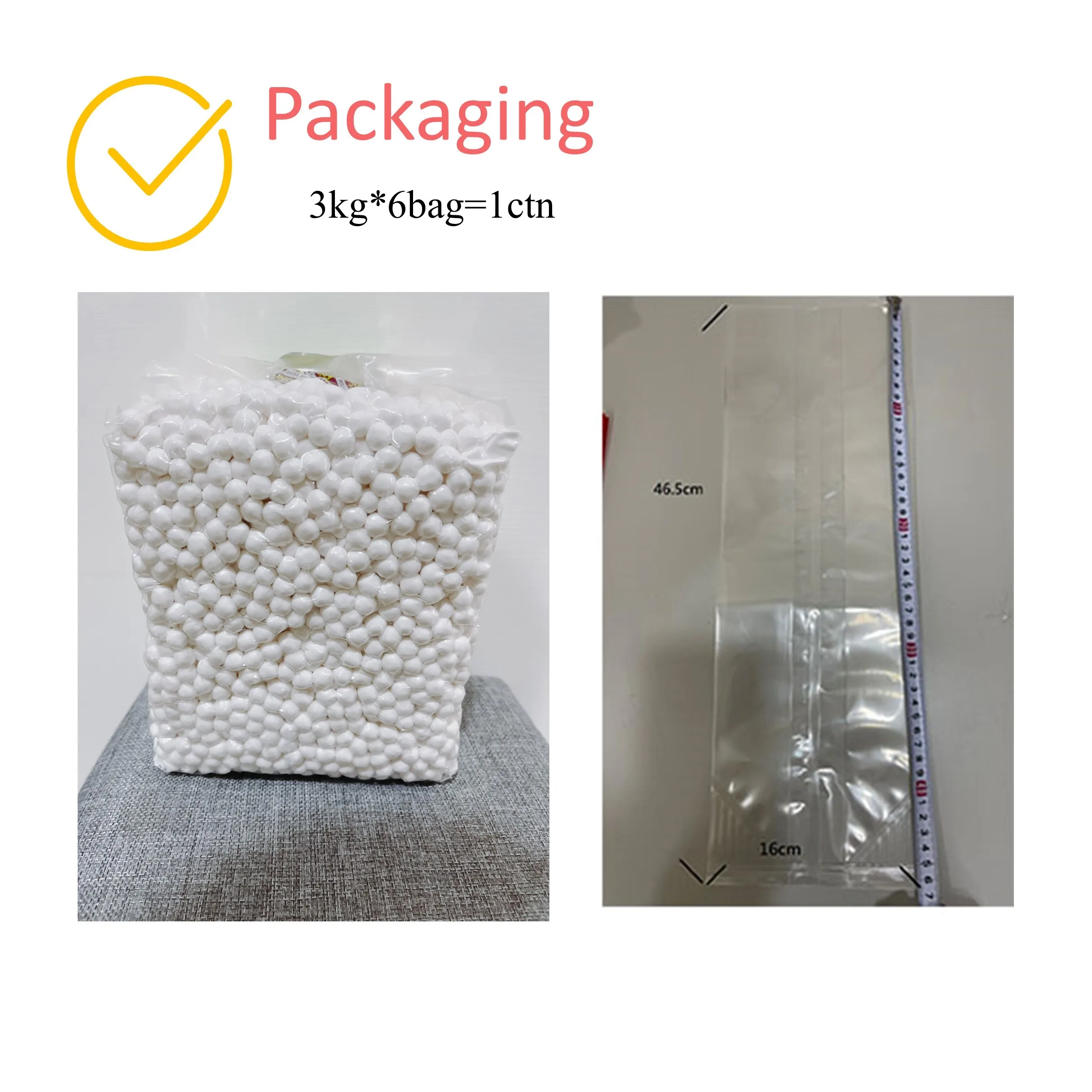 Прямые продажи с завода высокое содержание цена мягкий белый цвет сушеный жемчуг тапиока