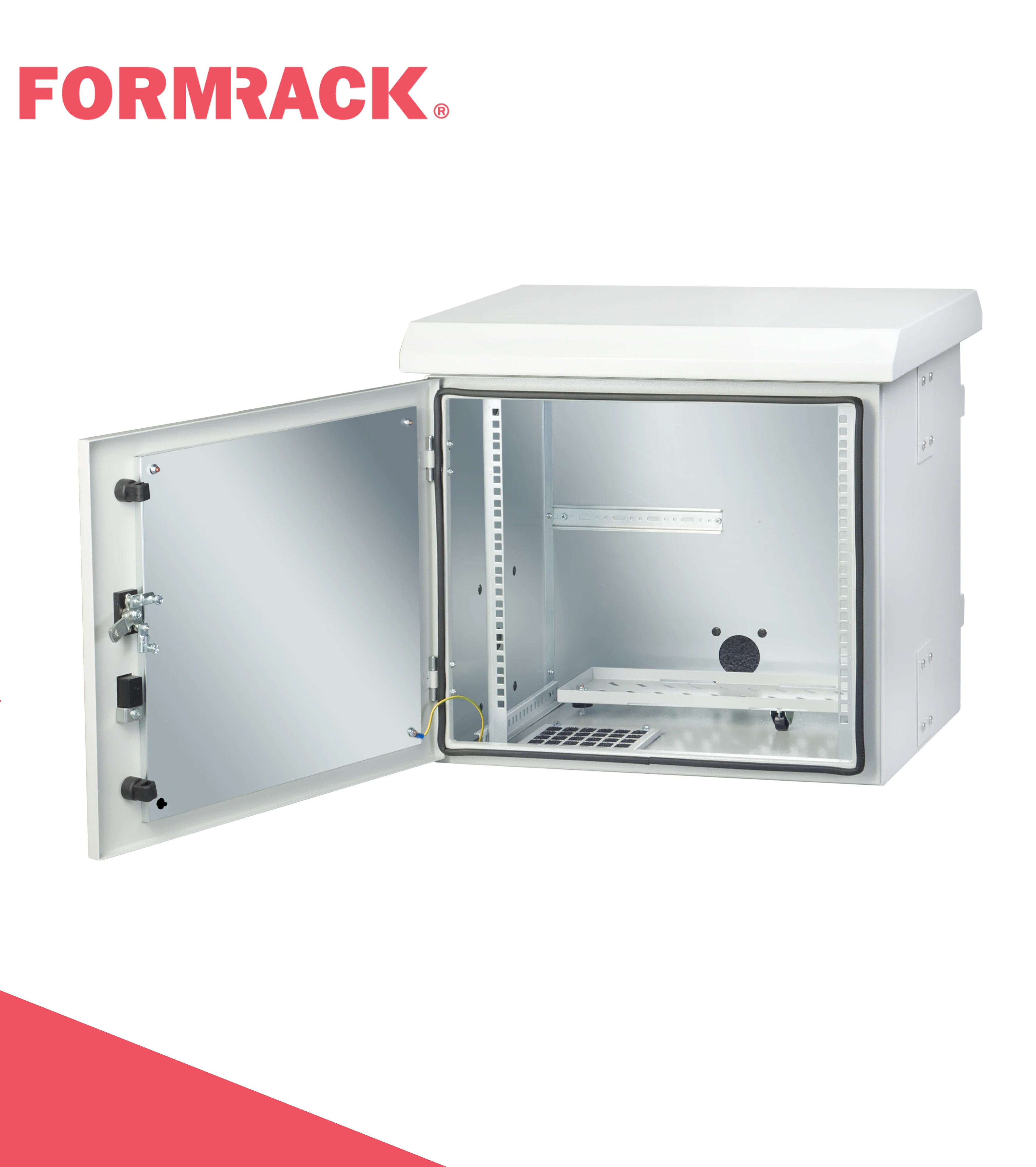 Waterproof IP66 Protection Mast Type Outdoor Rack