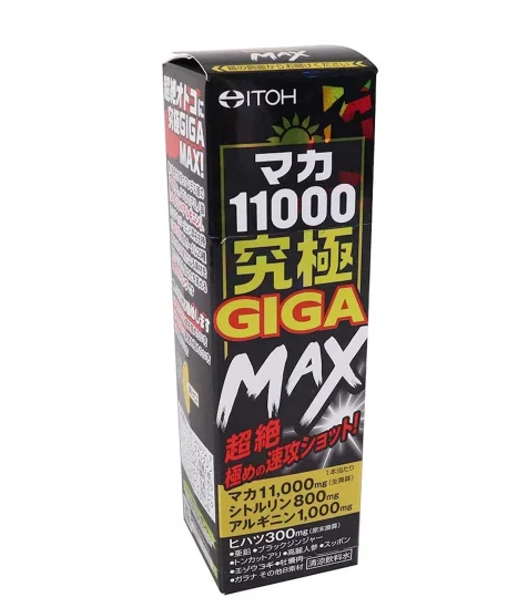 
Maca 11000 ultimate GIGA MAX Extreme haste shot Made in Japan healthy Japanese body product amazon hot selling 