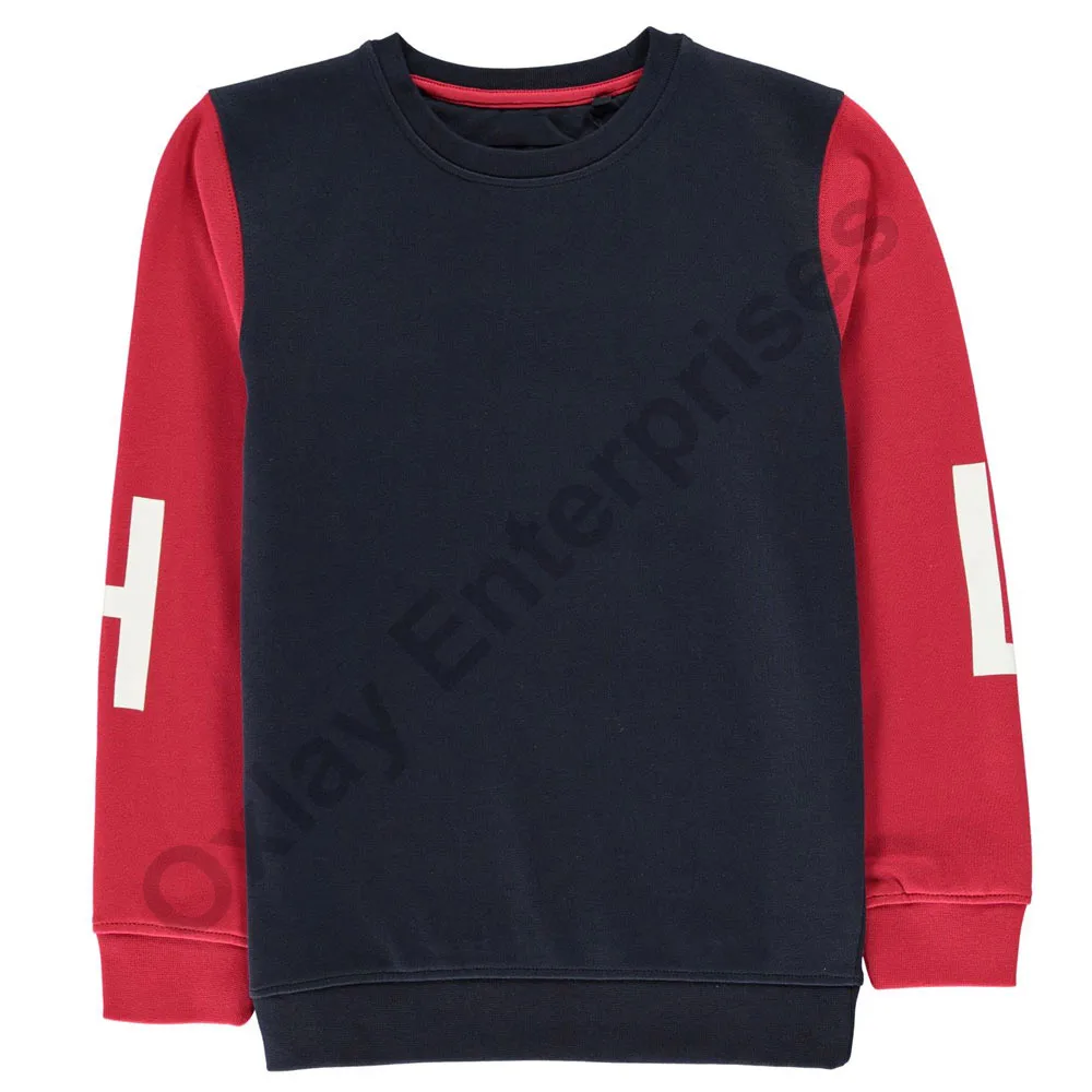 Wholesale high quality 100% cotton little girls boy kid plain sweat shirt hoodies sweatshirt for teens kids girl boy