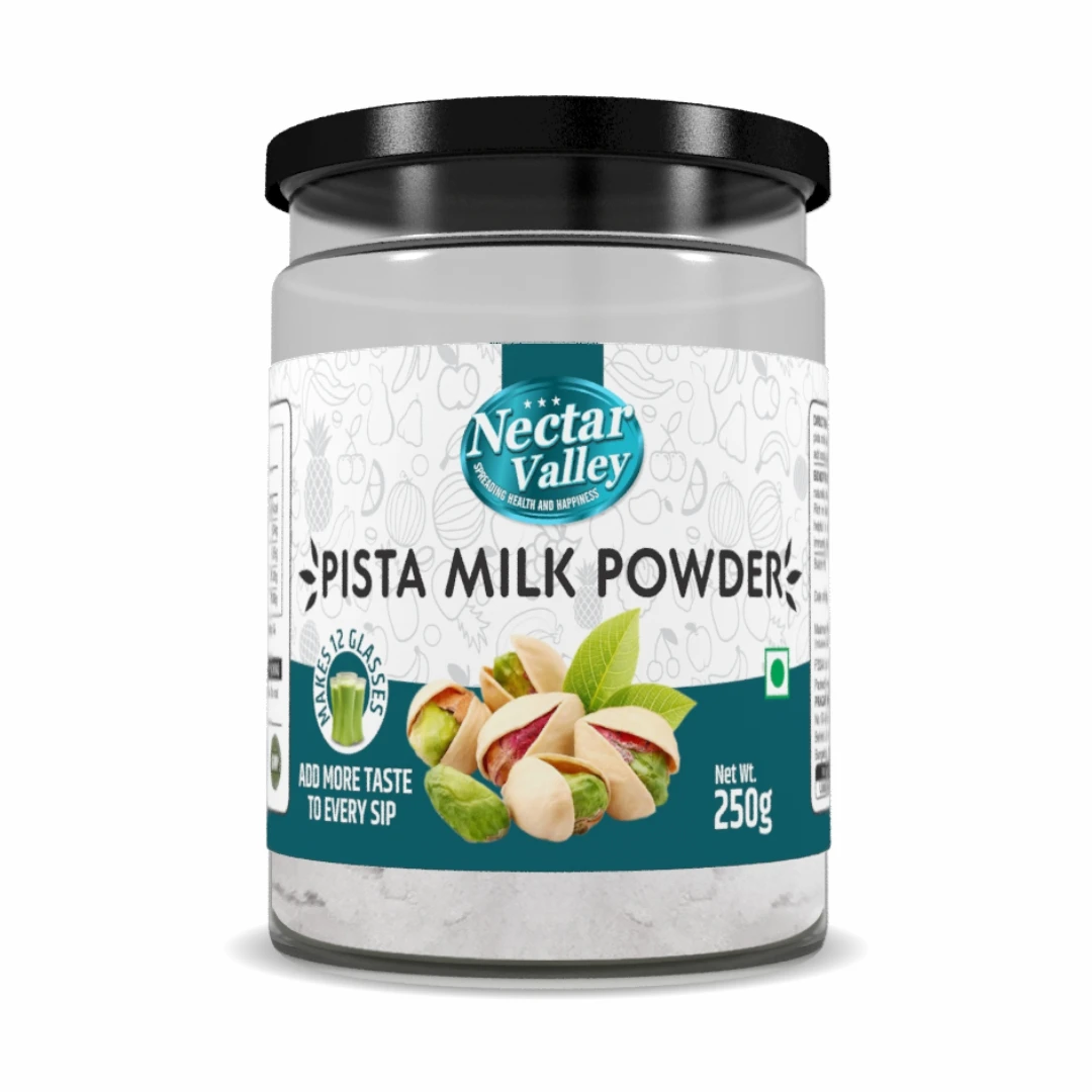 
Nectar Valley Pista Milkshake Powder No Refined Sugar Added 