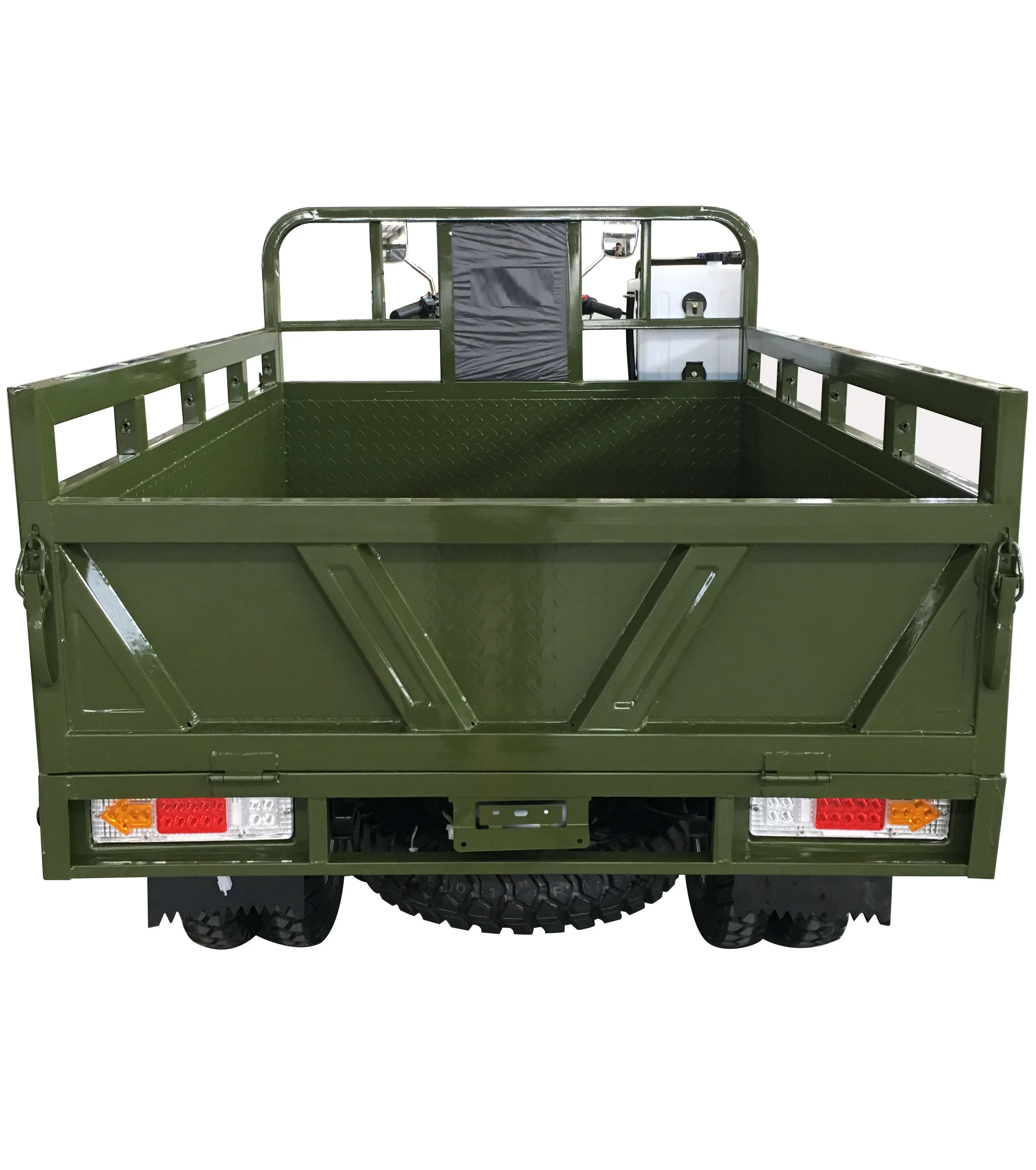 light cargo truck of five tires cargo box tricycle