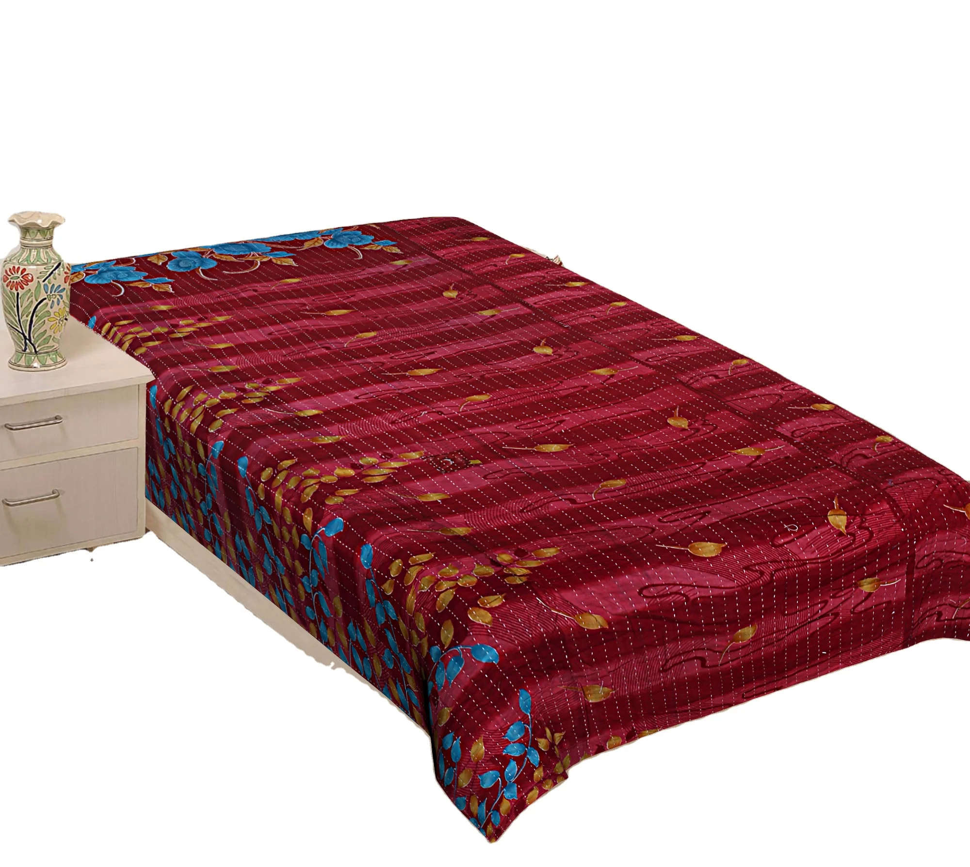 Indian vintage shibori vintage textiles duck down feather comforter rajai blanket duvet blanket quilting home textile edredon