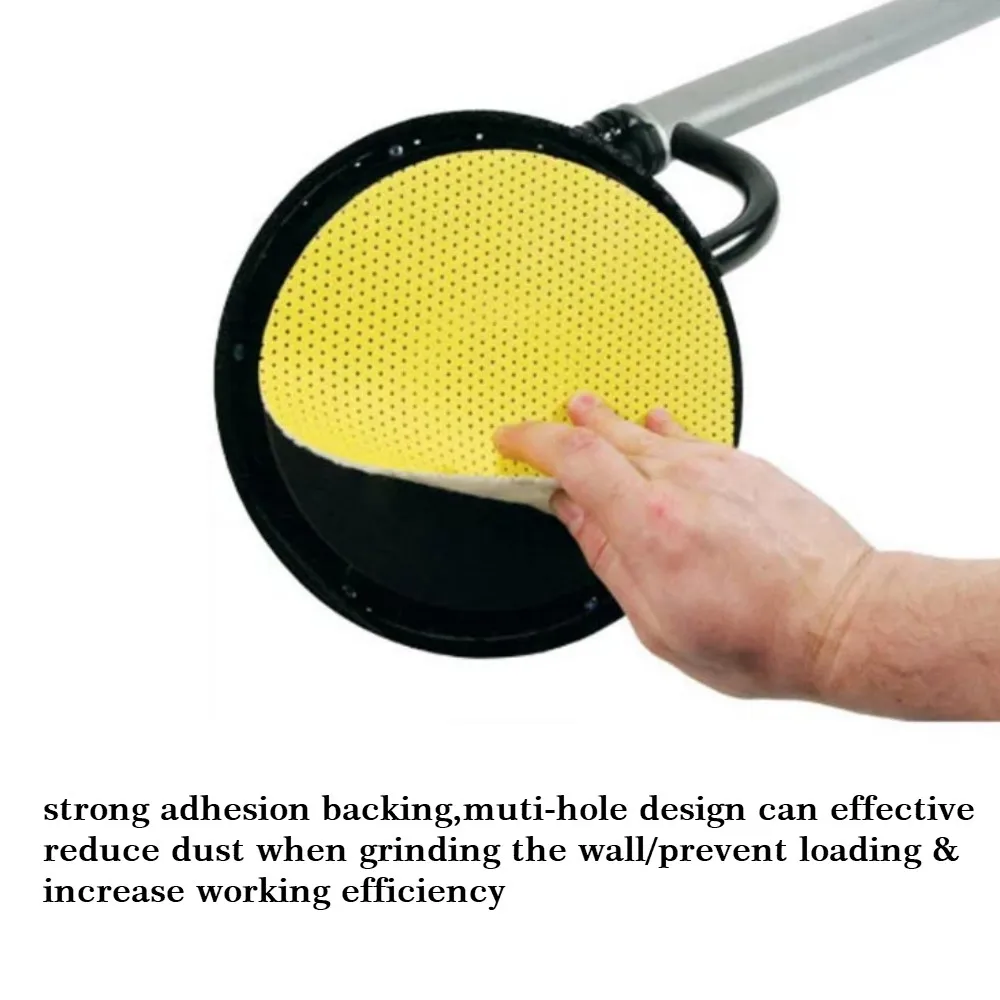 Premium Konaflex-Golden Yellow 9inch(225mm) Multi-Holes Hook&Loop Sanding Disc