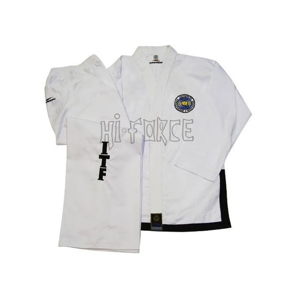 Высокое качество одобренная форма для тхэквондо мастер Дэн обучение ИТФ добок