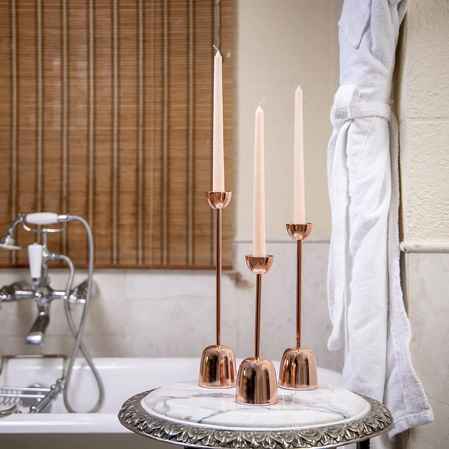 Metal Candle Holders Luxury Candlestick Fashion Wedding Candle Stand Exquisite Candlestick Candelabra Table Home Decor