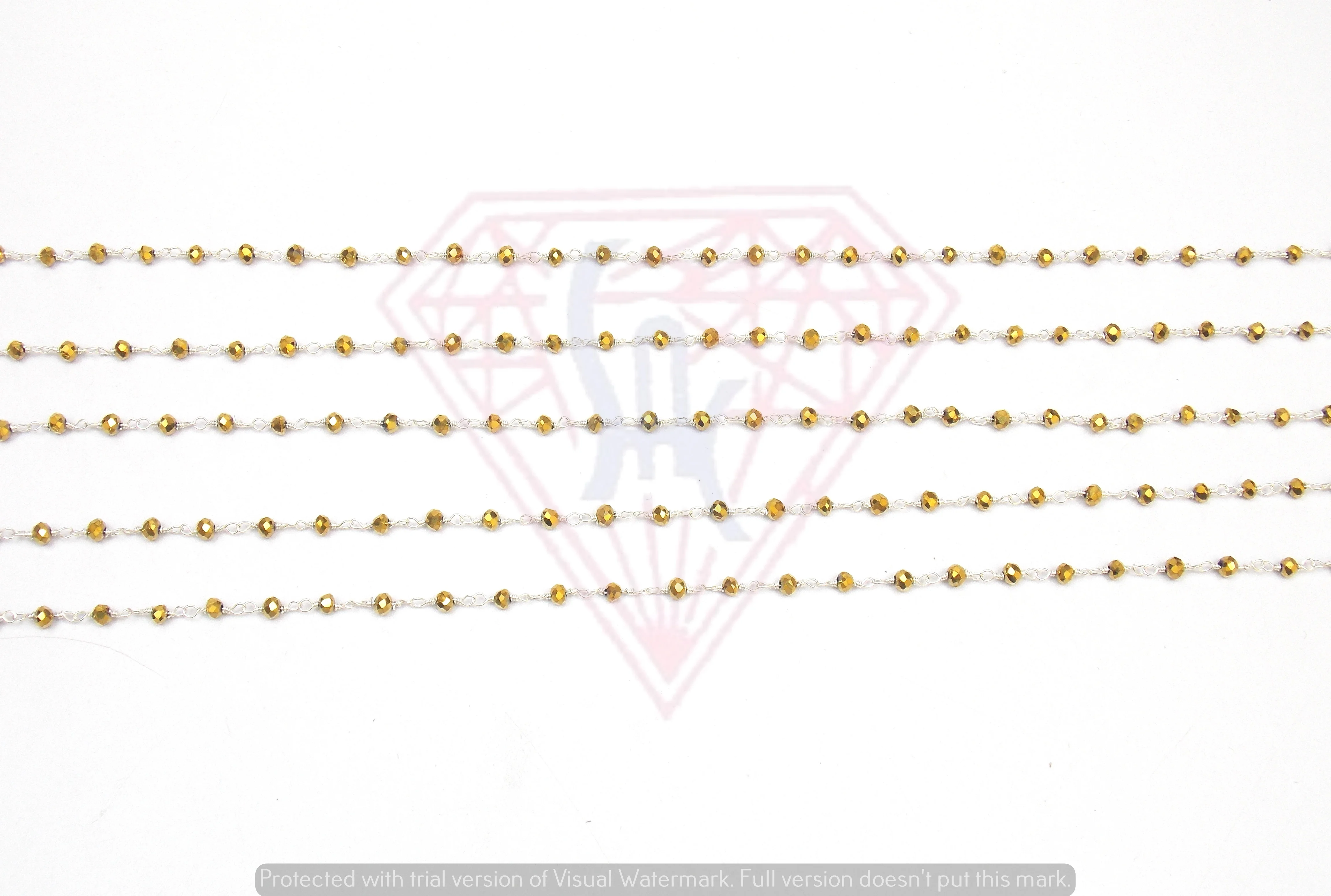 Wire Wrapped Rondelle Layered Waist Faceted Golden Natural Multi Gemstone  Pyrite Rosary  Coin Charm Chain