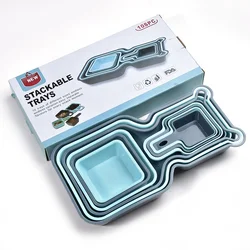 Прямоугольные квадратные лотки для закусок для рекламных подарков