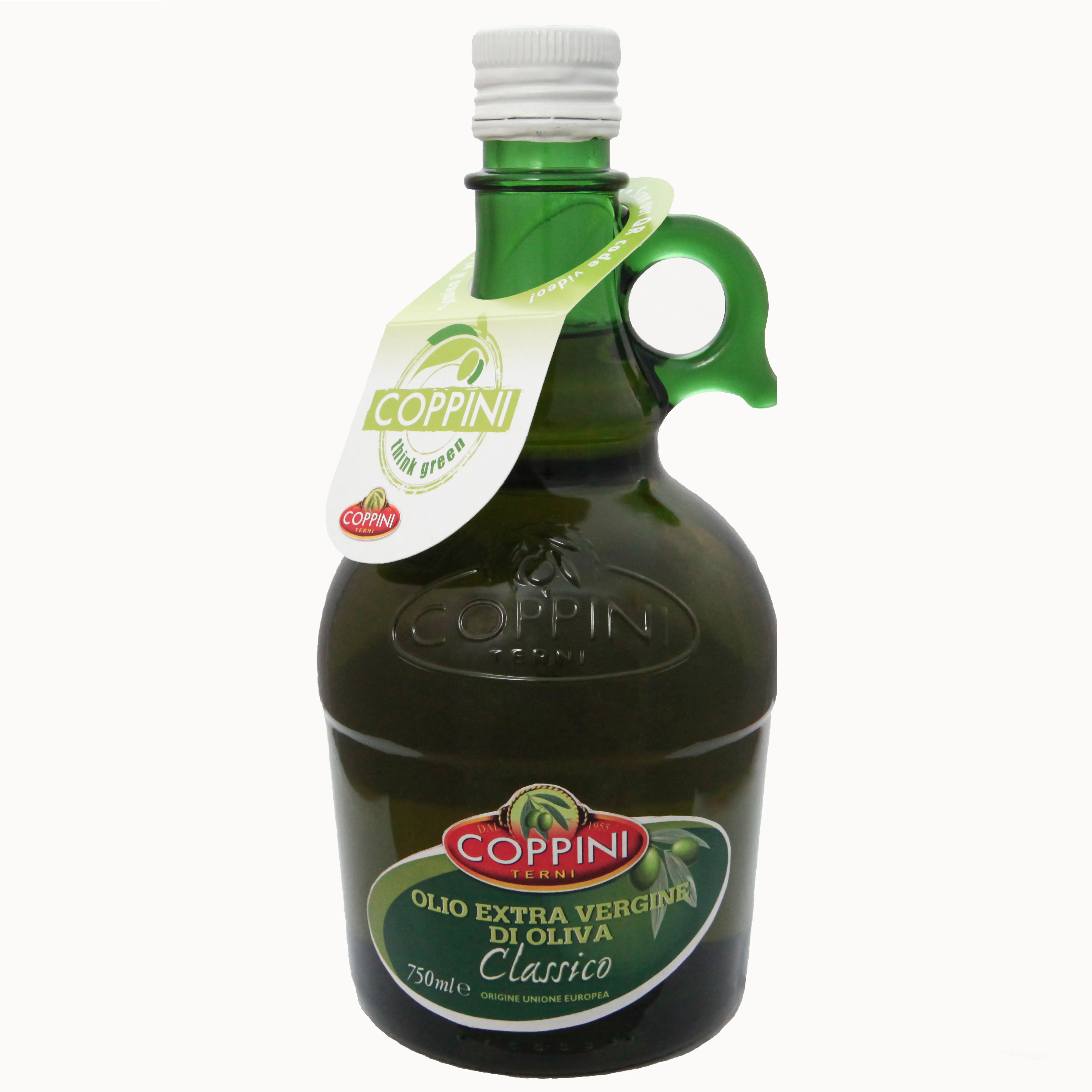 Extra virgin olive oil EU origin COPPINI CLASSICO 0,75L Amphora bottle