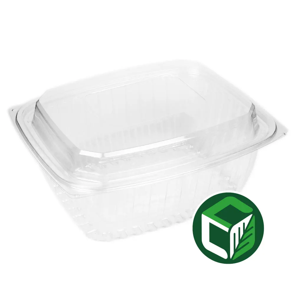 Оптовая продажа от производителя, прозрачная пластиковая упаковочная коробка для салата