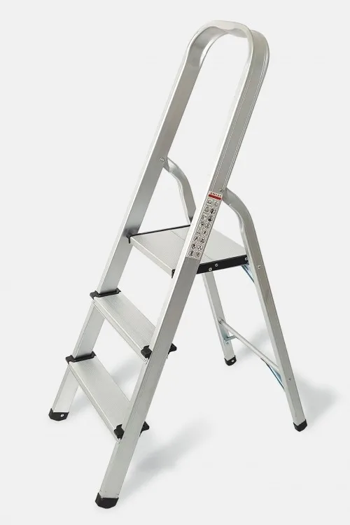 
Aluminum Folding 3 Step Ladder 150Kg With Step Ladders Return and Replacement After-sale Service 
