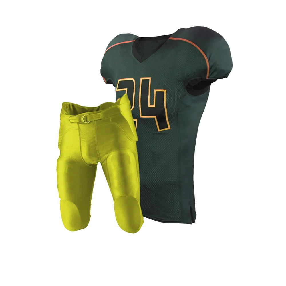 Professional American Football Uniform Team Name & Number Sublimated