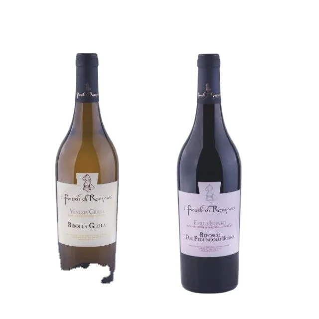 Wine Bottle Native Italian Dry White wine  Ribolla Gialla / Refosco dal Peduncolo Rosso I Feudi di Romans Bottle of Wine