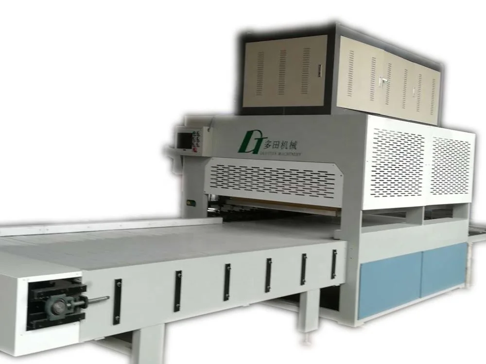 High frequency wood panel edge glue joining press machine