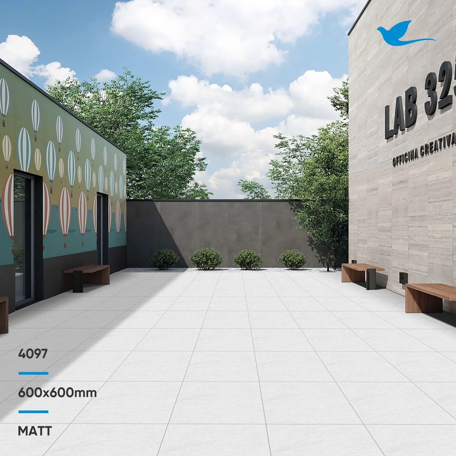 Top Quality  Good Price Light Color Gres Outdoor Porcelain Matt Flooring Tiles Use Porcelain Floor Tiles 600x600 From India from leading exporter
