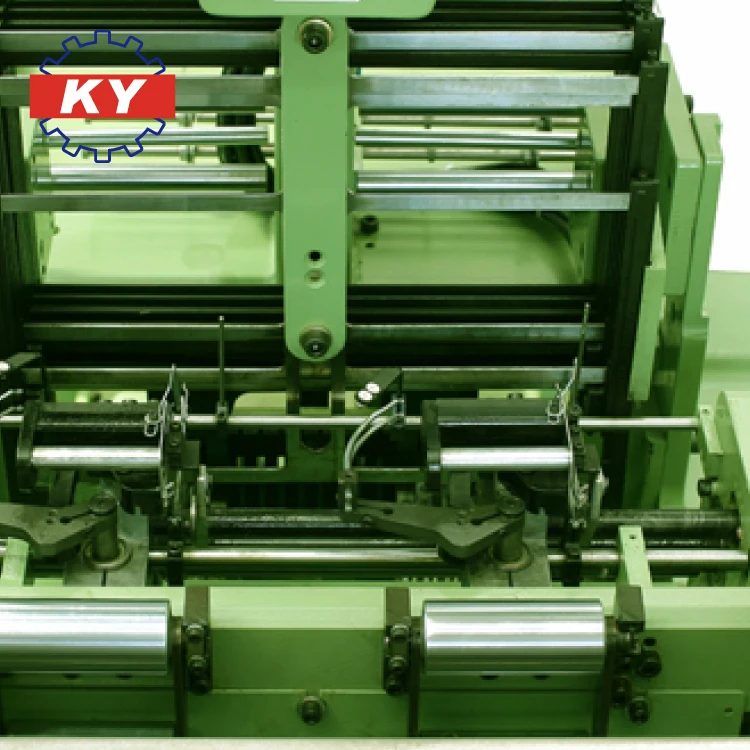 KY narrow fabric weaving loom for shock absorbing lanyard
