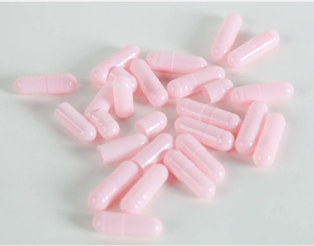 Hot sale colorful size 0 00 1 2 3 4 hard gelat/vegetable empty capsule