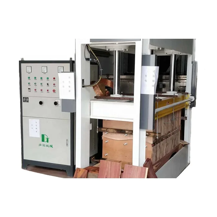 
High frequency curved plywood bending foam press machine 