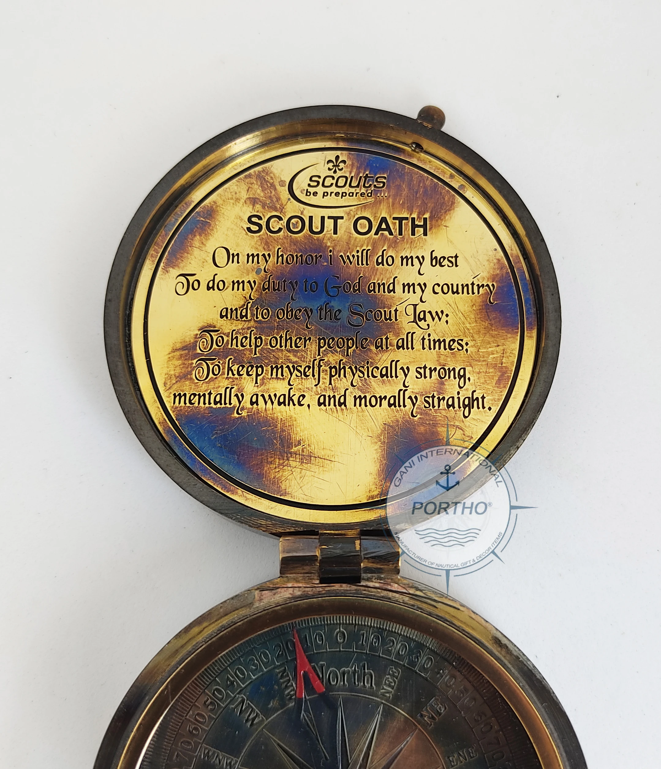  Antique Compass Marine BOY SCOUTS Maritime Camping Hiking Collectible