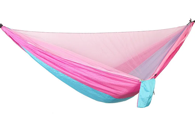 
Hanging bed tree swing custom logo nylon outdoor camping hammock 