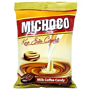 Milk Coffee Flavour Vietnam Bibica High Quality Michoco Candy Sweets In Bag 70g