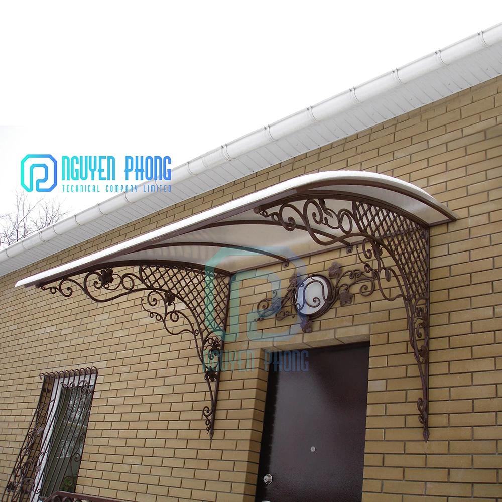 Лучшие товары вьетнамский поставщик кованые металлические тенты для навеса цены на