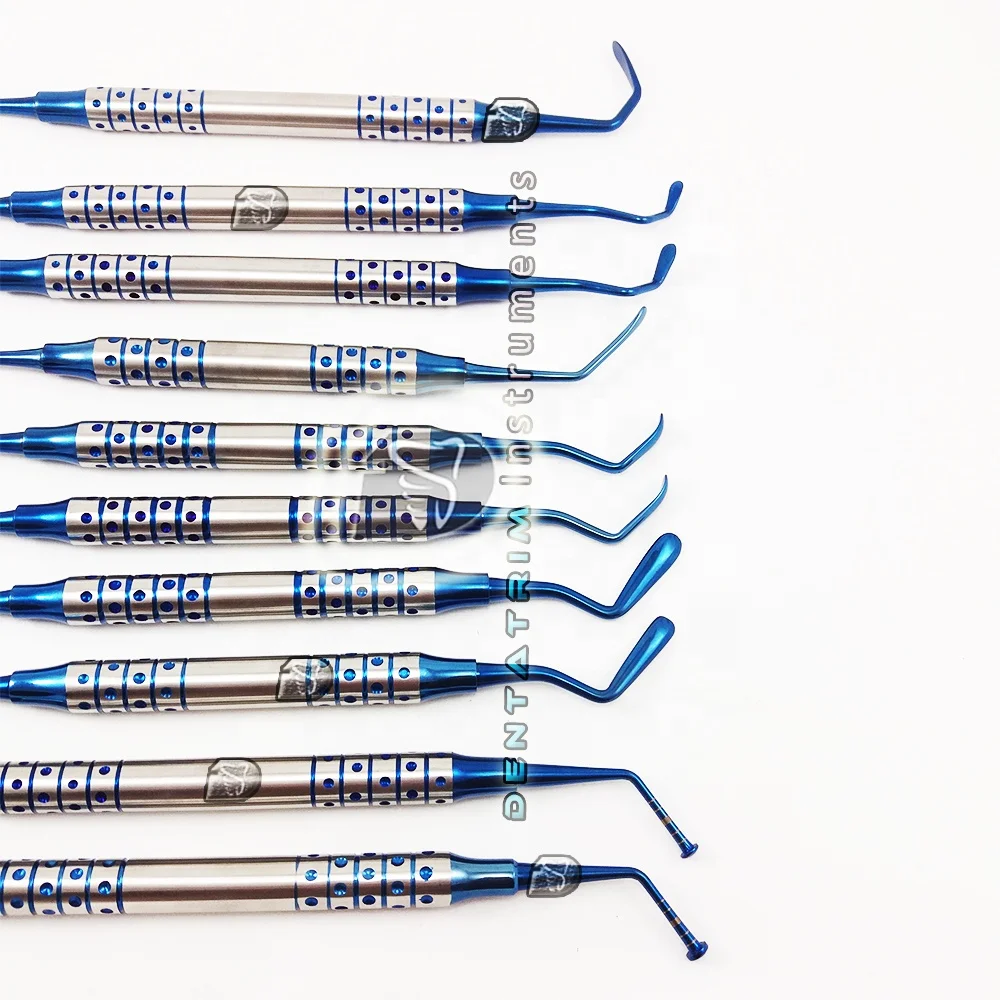 Высококачественный набор из 10 инструментов для подъема зубных пазух нержавеющей стали стоматологическое оборудование