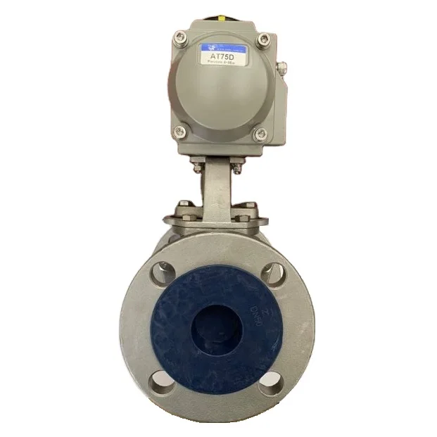  Тайваньский пневматический привод JIS фланец шаровой кран из нержавеющей стали SUS304 для Японии