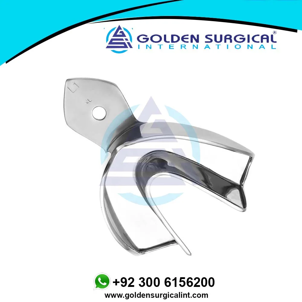  Большой оттискной лоток нижний твердый | Твердые полные оттискные лотки для зубных протезов Инструменты стоматологической ортодонтической клиники