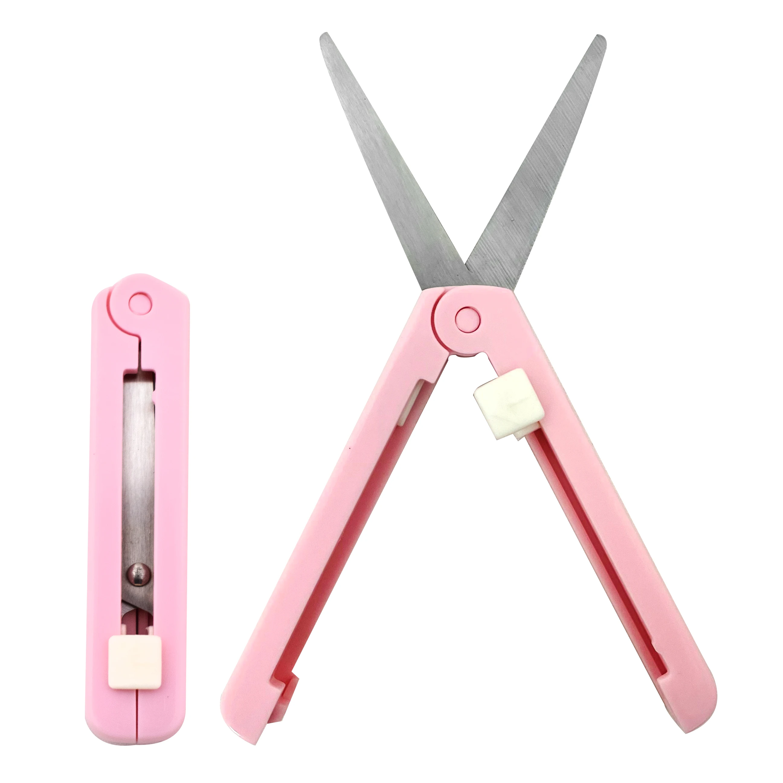 Последний шанс купить высококачественный товар безопасный портативный запираемый захват ручка из нержавеющей стали 4 дюйма 10 см школьные офисные студенческие ножницы