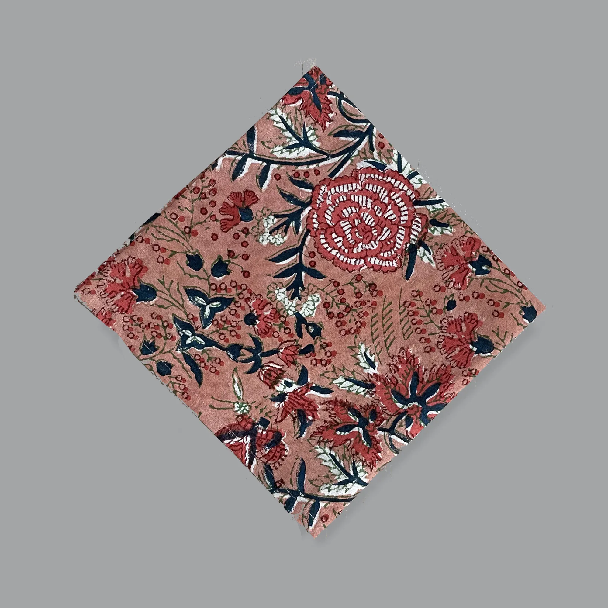 Оптовая продажа индийских хлопковых цветочных салфеток с цветочным принтом