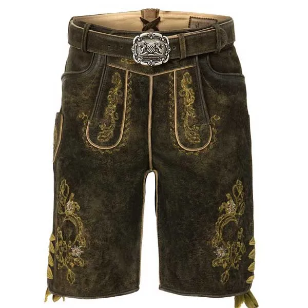 2021 новые традиционные шорты Trachten Lederhosen/немецкая Баварская традиция Октоберфест из высококачественной замши под заказ