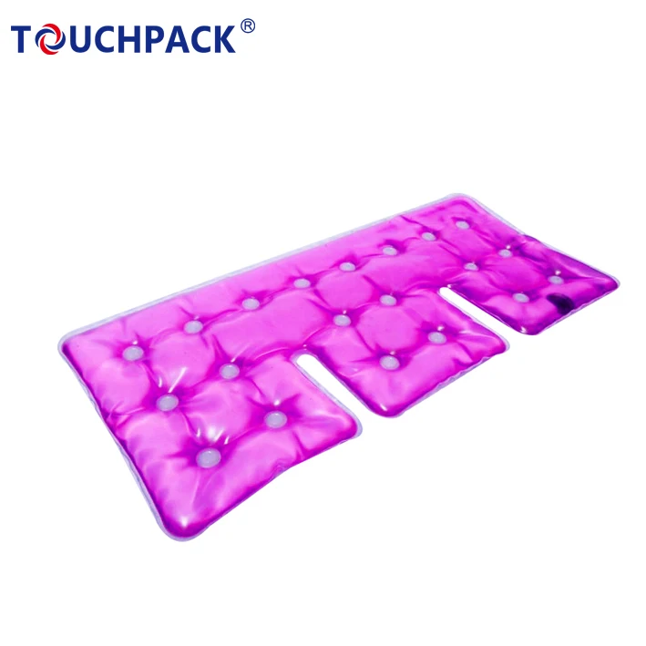 E shape Hot cold pack body comfort click reusable heating pad for neck and shoulder