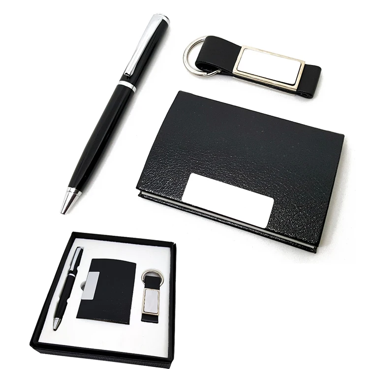 
Black Card Holder Pen Set Best Selling Gift Office Set Premium Quality Customized Gift Set For Vip Customer At Wholesale Price 